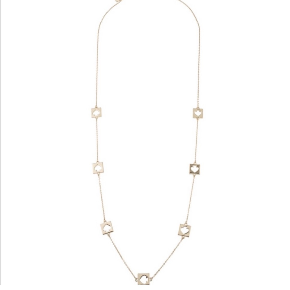 Kate Spade Gold Spades Necklace